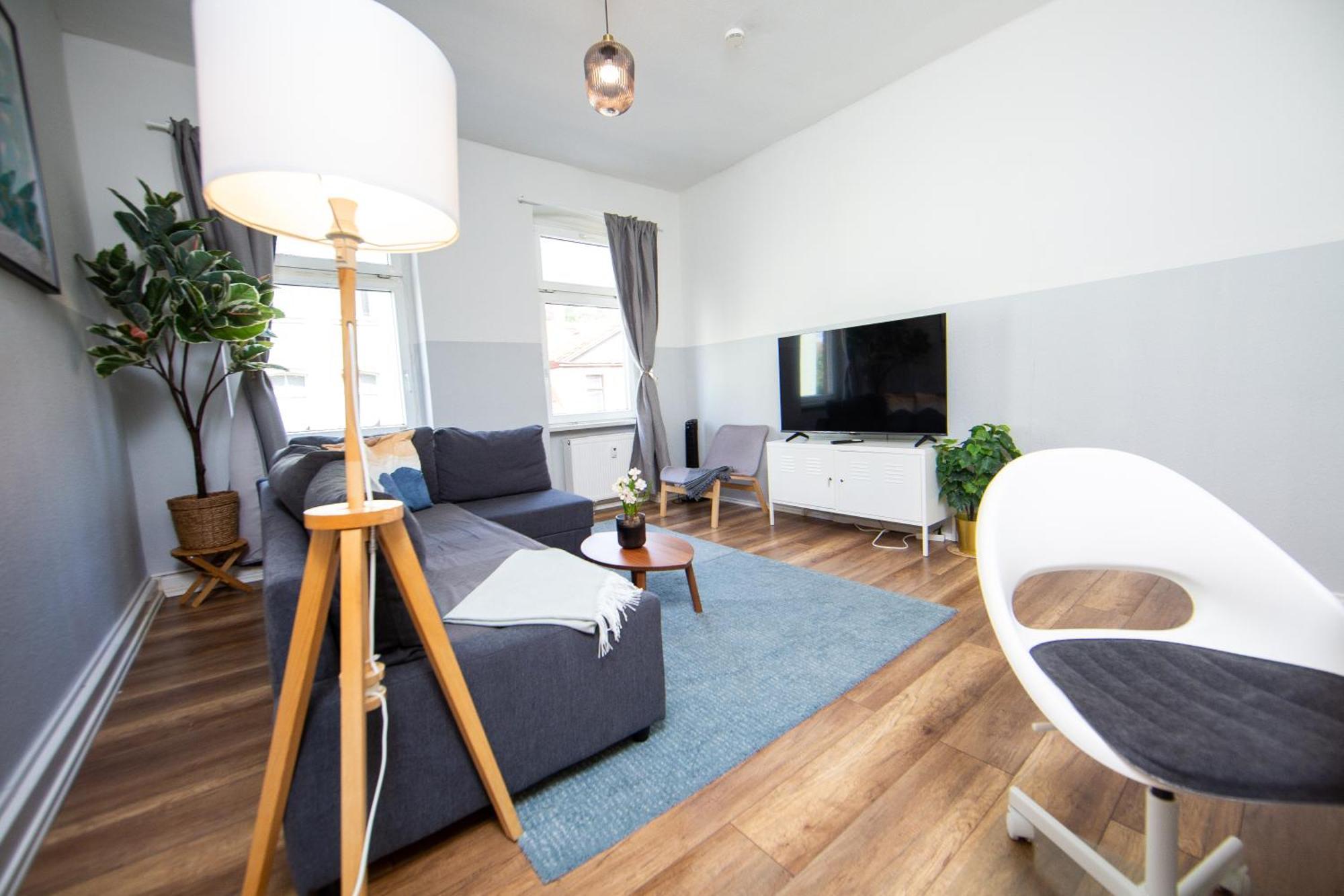 Grossraum-Apartments Mit 2Sz, Wz, Kueche, Smart-Tv, Parken, Etc Erfurt Kamer foto