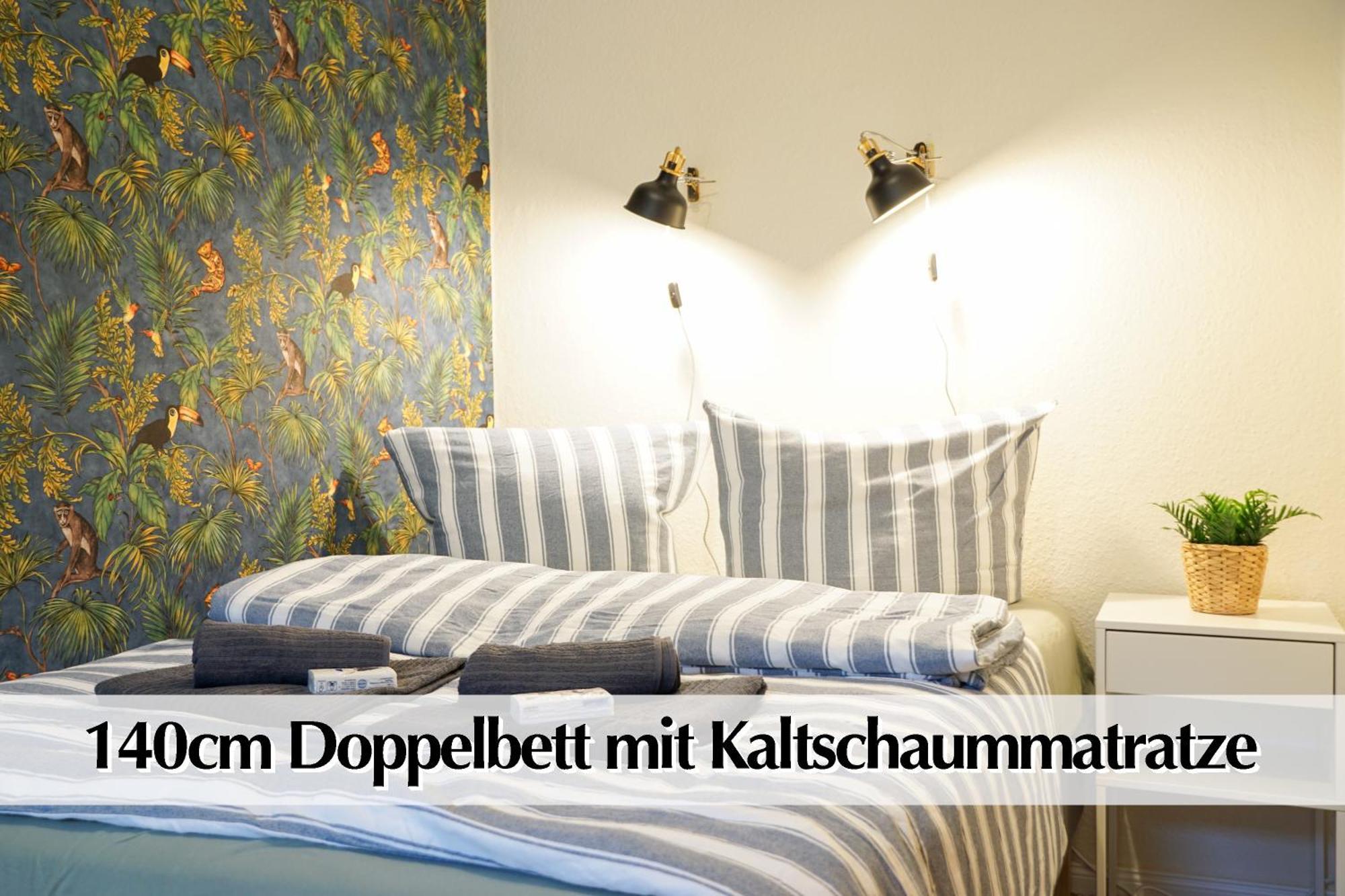 Grossraum-Apartments Mit 2Sz, Wz, Kueche, Smart-Tv, Parken, Etc Erfurt Buitenkant foto